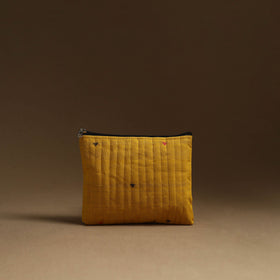 Yellow - handmade multipurpose utility pouches (set of 3)