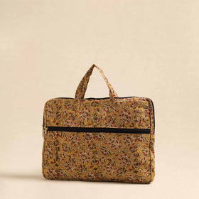  Yellow Handmade Quilted Cotton Laptop Bag