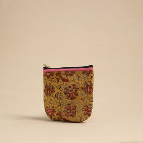  Yellow Handmade Quilted Cotton Utility Pouch