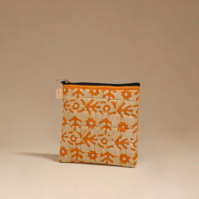 Handmade quilted utility pouch 41 - handcrafted
