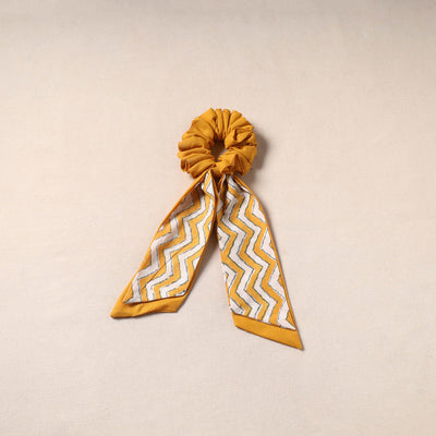 Handmade rubber band/scarf scrunchie 74 - handcrafted