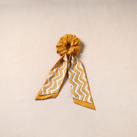 Handmade rubber band/scarf scrunchie 74 - handcrafted