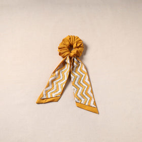 Handmade rubber band/scarf scrunchie 74 - handcrafted
