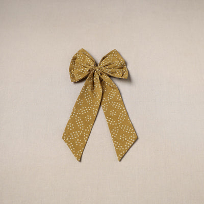 Yellow - handmade women’s bow hair clip 100 - handcrafted