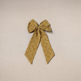 Yellow - handmade women’s bow hair clip 100 - handcrafted