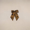 Yellow - handmade women’s bow hair clip 121 - handcrafted