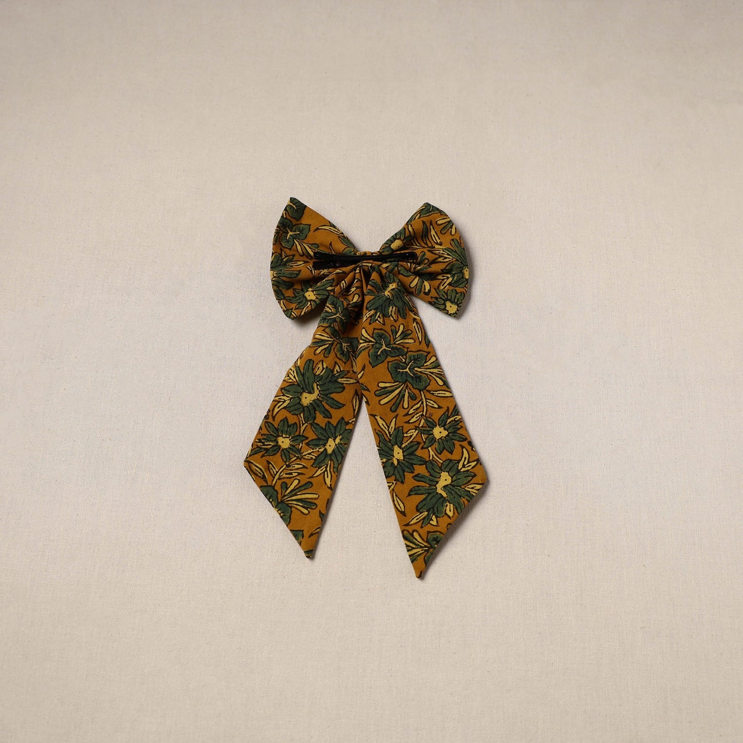 Handmade women’s bow hair clip 47 - handcrafted
