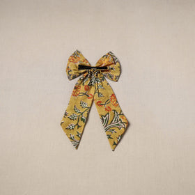 Yellow - handmade women’s bow hair clip 89 - handcrafted