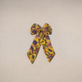 Yellow - handmade women’s bow hair clip 97 - handcrafted