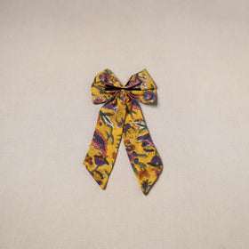 Yellow - handmade women’s bow hair clip 97 - handcrafted