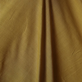 Yellow - handspun handloom natural dyed cotton kora plain