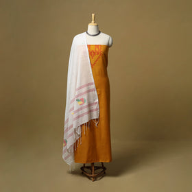 Handspun handloom phulia jamdani fine cotton 2pc unstitched