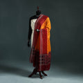 Ikat handloom cotton sambalpuri dupatta 01 - handcrafted