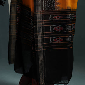 Ikat handloom cotton sambalpuri dupatta 03 - handcrafted