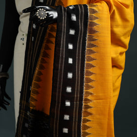 Ikat handloom cotton sambalpuri dupatta 10 - handcrafted
