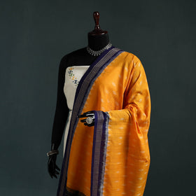 Ikat handloom cotton sambalpuri dupatta 14 - handcrafted