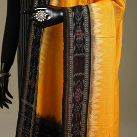 Orange - ikat handloom cotton sambalpuri dupatta 37