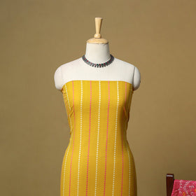 Jacquard cotton 2pc unstitched dress material 10