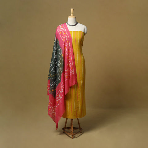Jacquard cotton 2pc unstitched dress material 10