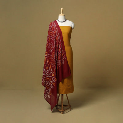 Jacquard cotton 2pc unstitched dress material 16