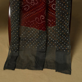 Jacquard cotton 2pc unstitched dress material with earrings