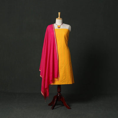 Jacquard cotton 2pc unstitched dress material