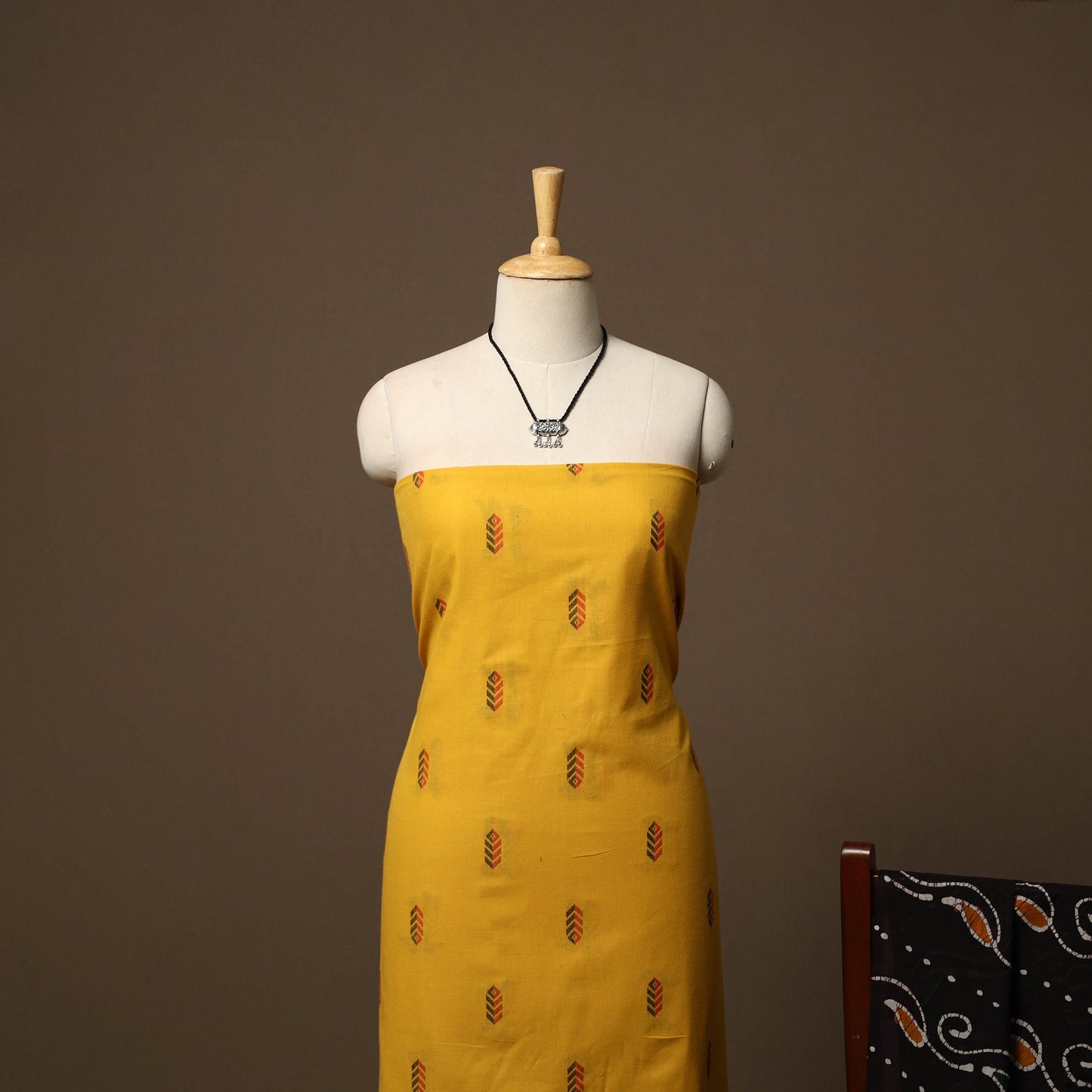 Jacquard cotton 2pc unstitched dress material