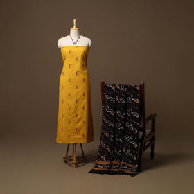 Jacquard cotton 2pc unstitched dress material