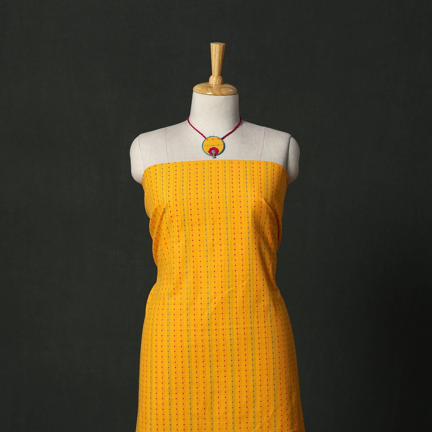 Jacquard cotton 2pc unstitched dress material