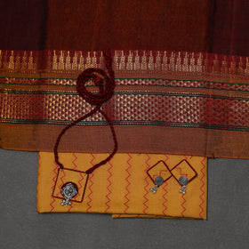 Jacquard cotton 2pc unstitched dress material