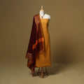Jacquard cotton 2pc unstitched dress material