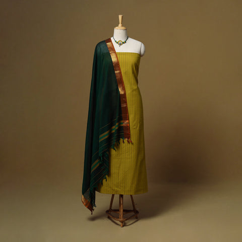 Jacquard cotton 2pc unstitched dress material