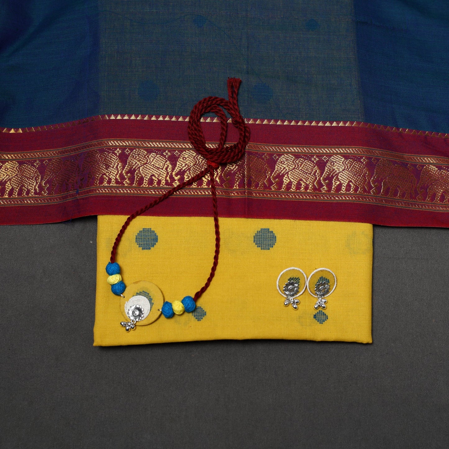 Jacquard cotton 2pc unstitched dress material