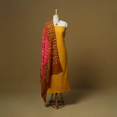 Jacquard cotton 2pc unstitched dress material