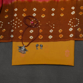 Jacquard cotton 2pc unstitched dress material