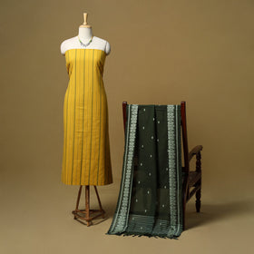 Jacquard cotton 2pc unstitched dress material