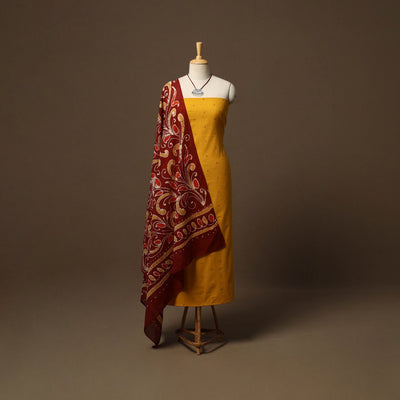 Jacquard cotton 2pc unstitched dress material