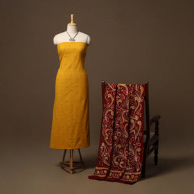 Jacquard cotton 2pc unstitched dress material