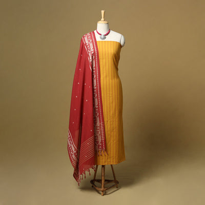 Jacquard cotton 2pc unstitched dress material