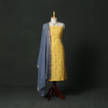 Jacquard cotton 2pc unstitched dress material