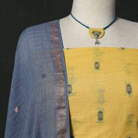 Jacquard cotton 2pc unstitched dress material