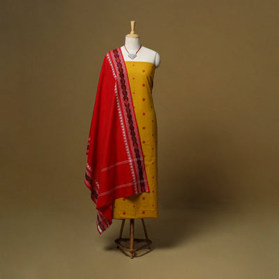 Jacquard cotton 2pc unstitched dress material