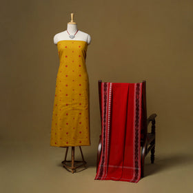 Jacquard cotton 2pc unstitched dress material