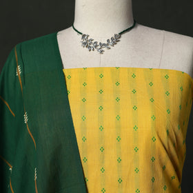 Jacquard cotton 2pc unstitched dress material