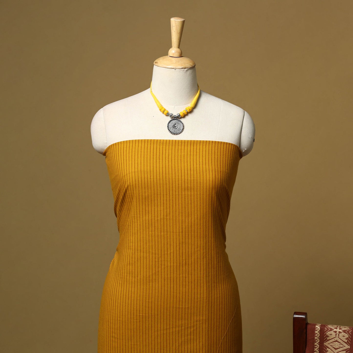 Jacquard cotton 2pc unstitched dress material