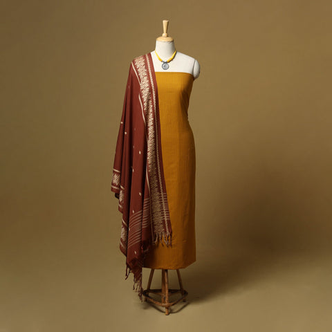 Jacquard cotton 2pc unstitched dress material