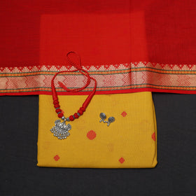 Jacquard cotton 2pc unstitched dress material