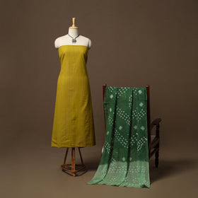 Jacquard cotton 2pc unstitched dress material