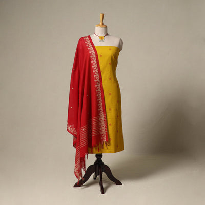 Jacquard cotton 2pc unstitched dress material