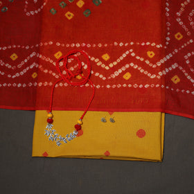 Jacquard cotton 2pc unstitched dress material